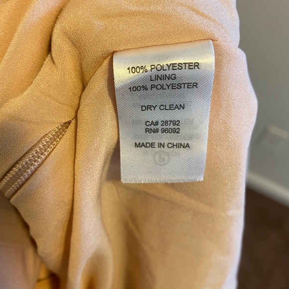 Dalia Light Pink Pleated Skirt Short Wedding Size 4 NEW - Picture 7 of 7